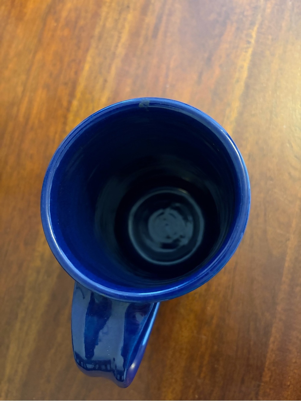 Paris Checkered Mug Blue And White - Picture 4 of 9